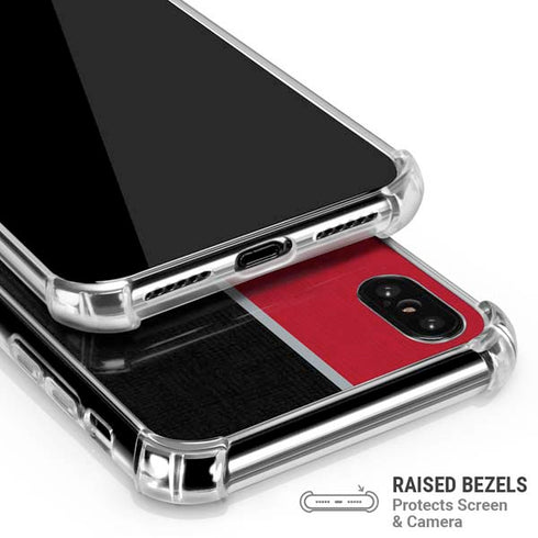 Ohio State University OSU Buckeyes Split iPhone XS Max Clear Case